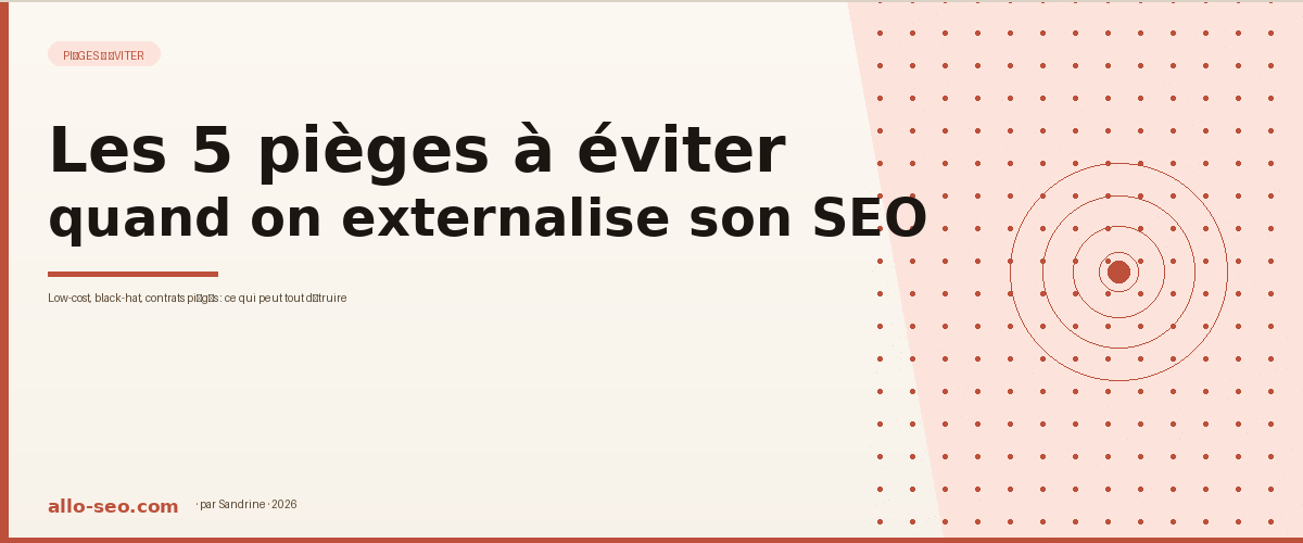 5 pièges à éviter quand on externalise son référencement naturel
