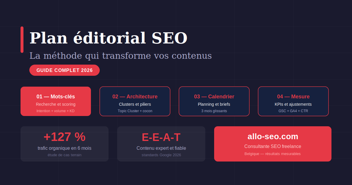 Différence entre planning éditorial et calendrier éditorial SEO — les 5 piliers d'un plan efficace