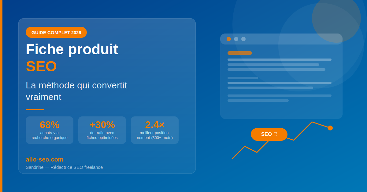 Fiche produit SEO optimisée pour un site e-commerce – méthode pour convertir et se positionner sur Google