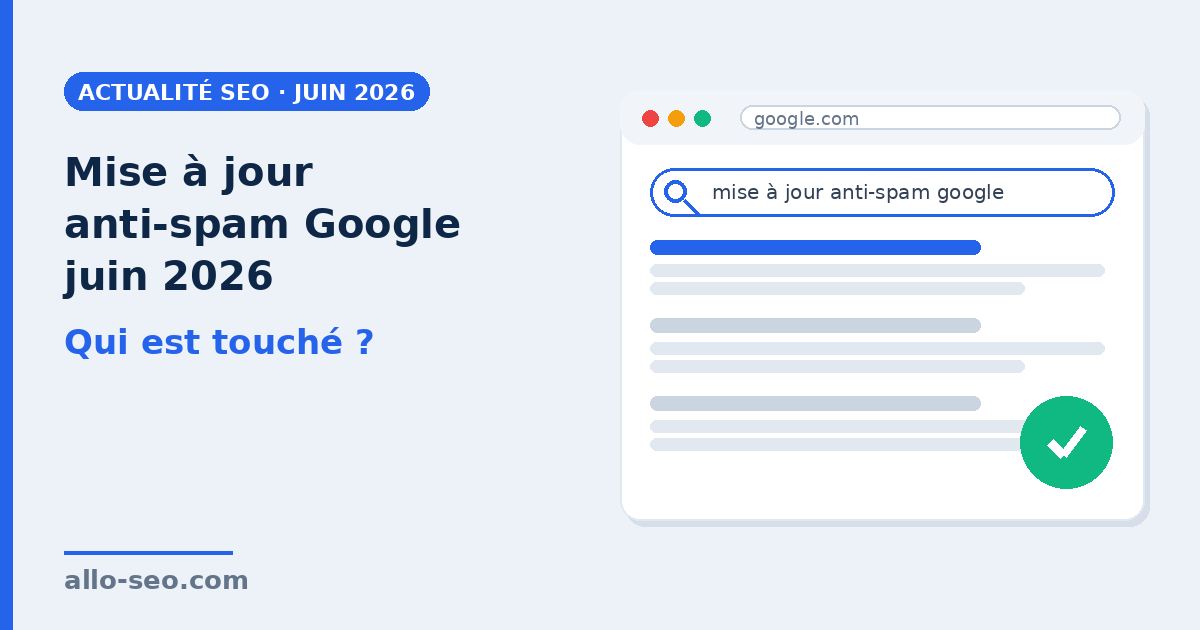 Mise à jour anti-spam Google juin 2026 : qui est touché, June 2026 Spam Update