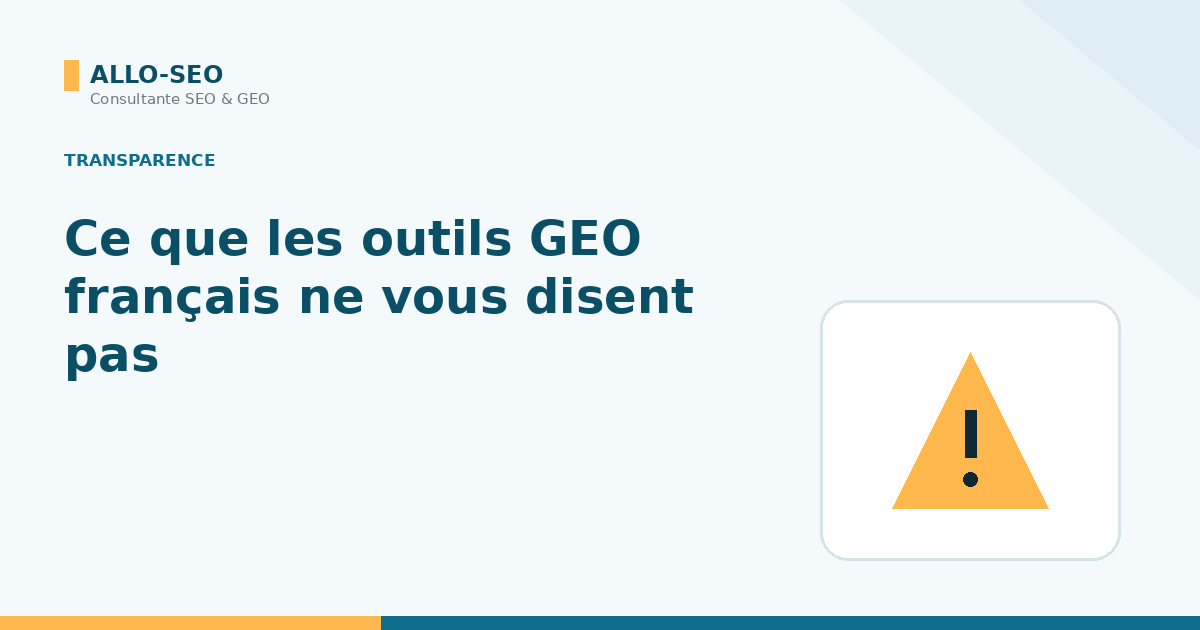 Limites des outils GEO : volatilité des réponses IA et dépendance au SEO