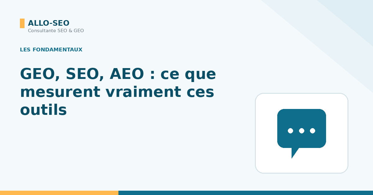Différence entre GEO, SEO et AEO pour la visibilité dans les moteurs génératifs