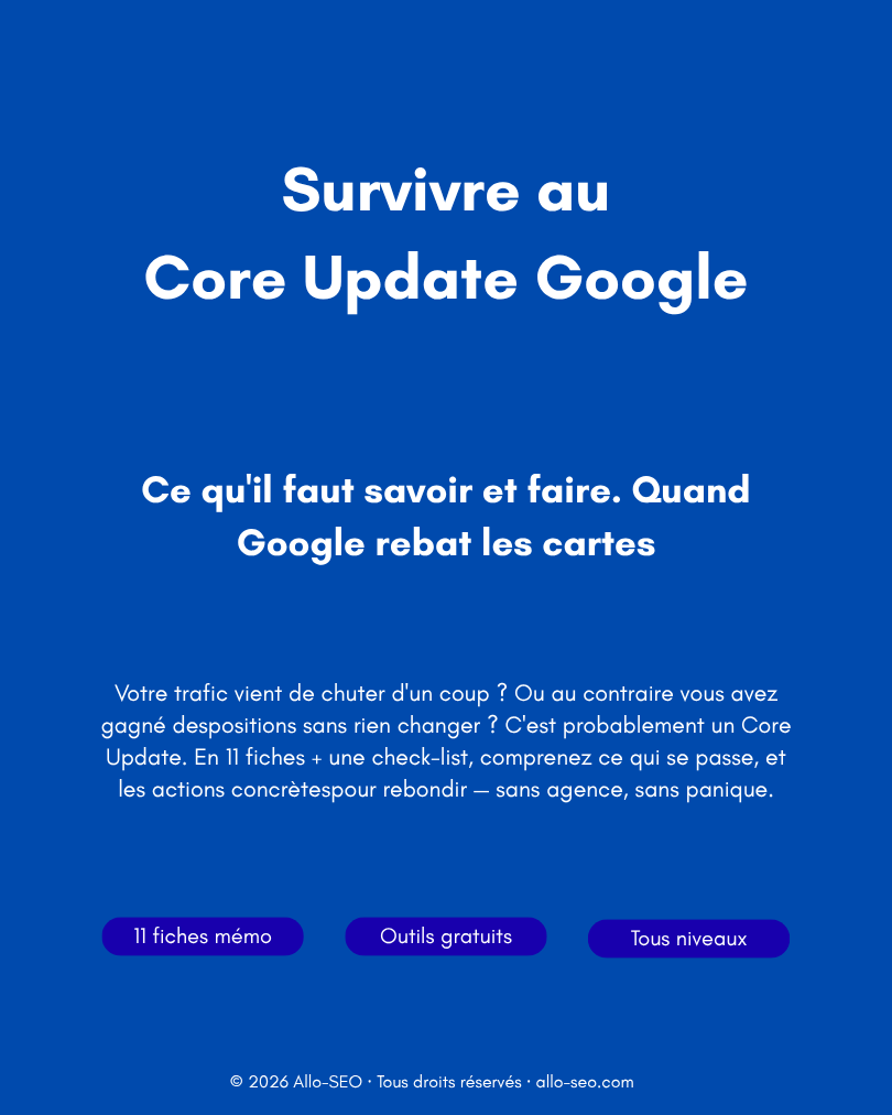 Survivre au Core Update Google