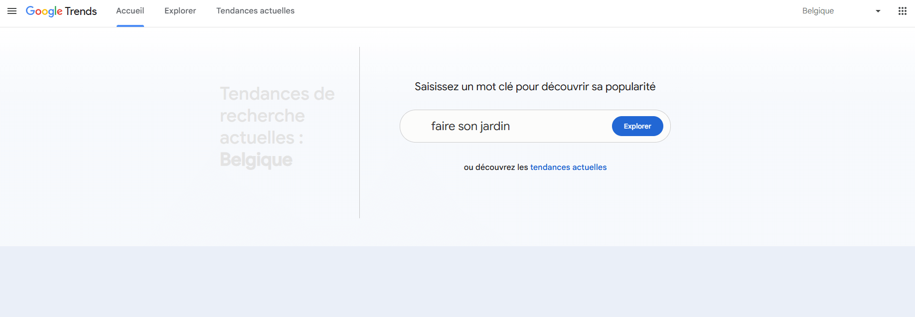 google trends permet de vérifier rapidement si un sujet est en croissance, stable ou en déclin.